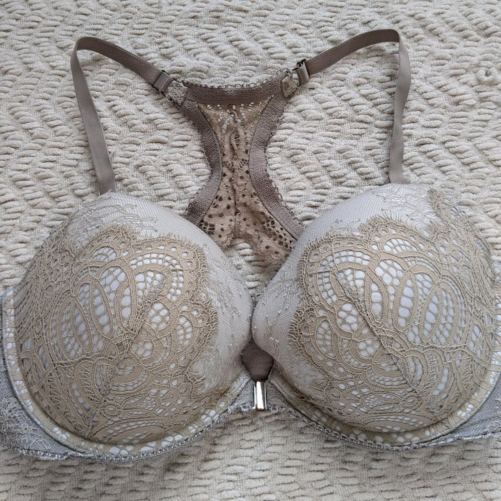 Victorias Secret Dream Angels Front Clasp Push Up 36DD EUC